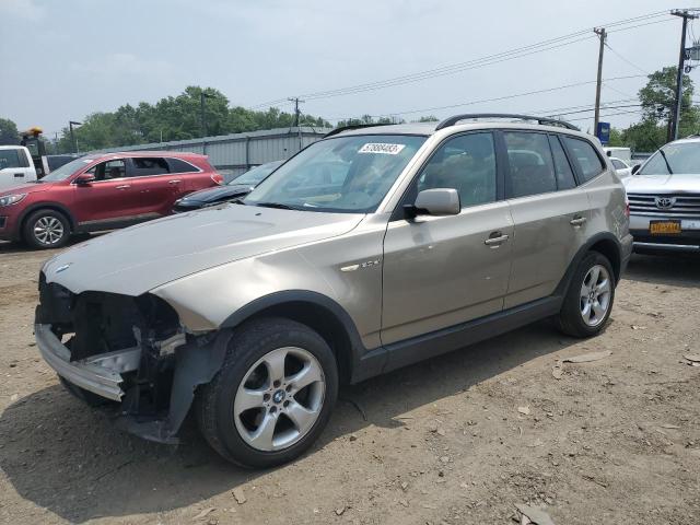 WBXPC93428WJ08639 - 2008 BMW X3 3.0SI GOLD photo 1