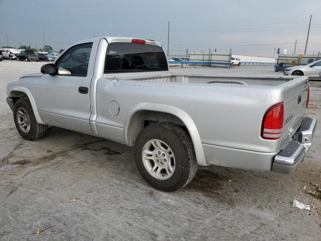 1D7FL16X73S366838 - 2003 DODGE DAKOTA SXT SILVER photo 2