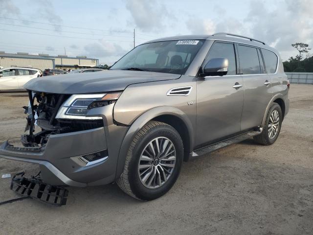 JN8AY2BC4N9161832 - 2022 NISSAN ARMADA SL GRAY photo 1