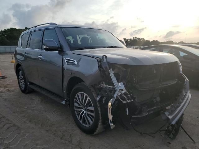 JN8AY2BC4N9161832 - 2022 NISSAN ARMADA SL GRAY photo 4