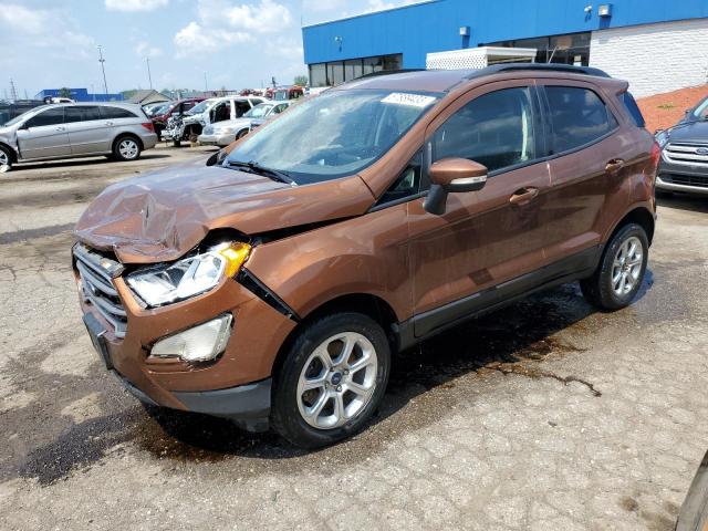 MAJ6S3GL5KC291110 - 2019 FORD ECOSPORT SE Marrón foto 1