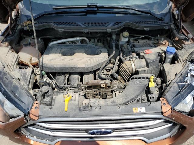 MAJ6S3GL5KC291110 - 2019 FORD ECOSPORT SE Marrón foto 12