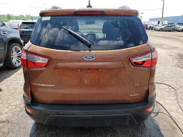 MAJ6S3GL5KC291110 - 2019 FORD ECOSPORT SE Marrón foto 6