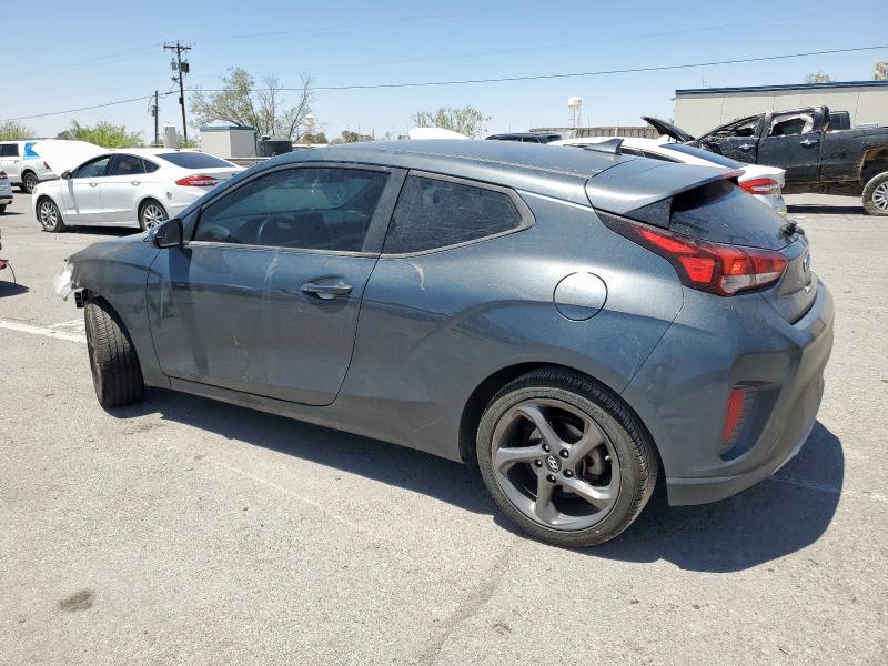 KMHTG6AF9KU017059 - 2019 HYUNDAI VELOSTER BASE GRAY photo 2