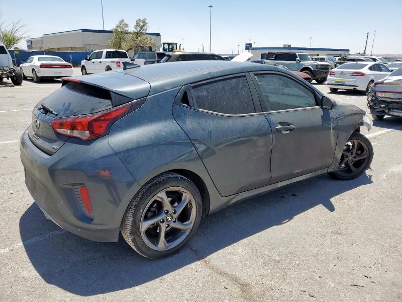 KMHTG6AF9KU017059 - 2019 HYUNDAI VELOSTER BASE GRAY photo 3