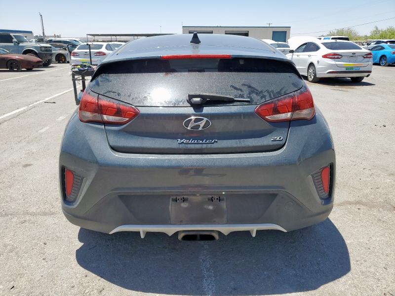 KMHTG6AF9KU017059 - 2019 HYUNDAI VELOSTER BASE GRAY photo 6