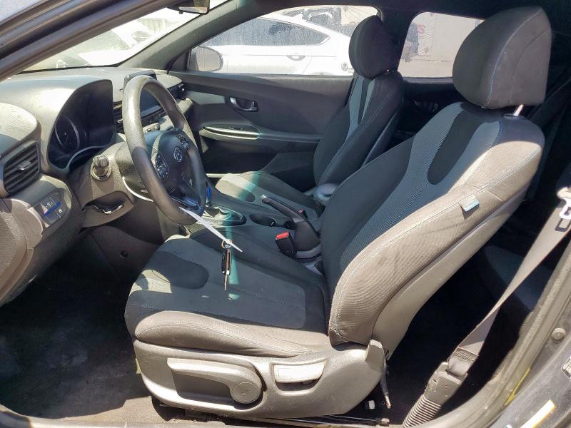 KMHTG6AF9KU017059 - 2019 HYUNDAI VELOSTER BASE GRAY photo 7