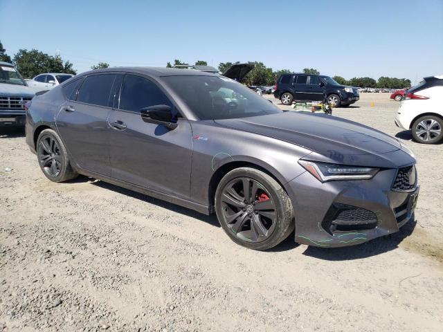 19UUB5F5XMA012718 - 2021 ACURA TLX TECH A GRAY photo 4