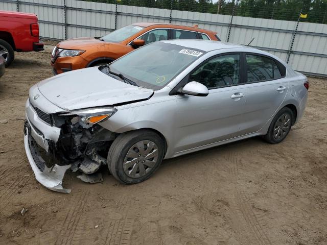 3KPA24AB8KE204528 - 2019 KIA RIO S SILVER photo 1