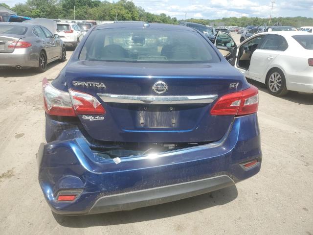 3N1AB7AP7HL645751 - 2017 NISSAN SENTRA S BLUE photo 6