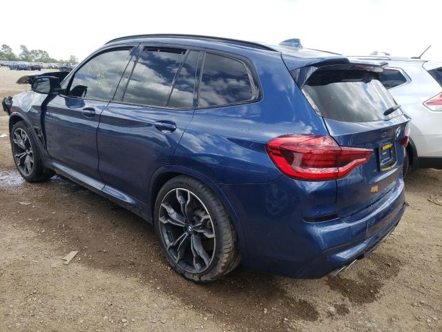 5YMTS0C07LLT10188 - 2020 BMW X3 M COMPETITION ლურჯი ფოტო 2