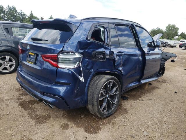 5YMTS0C07LLT10188 - 2020 BMW X3 M COMPETITION ლურჯი ფოტო 3