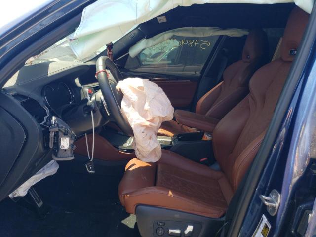 5YMTS0C07LLT10188 - 2020 BMW X3 M COMPETITION ლურჯი ფოტო 7