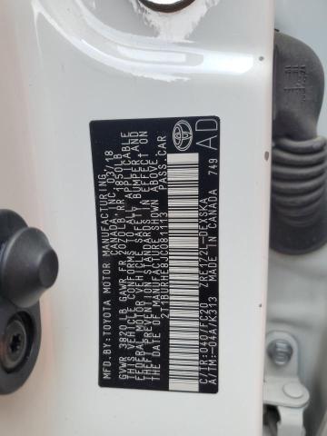 2T1BURHE8JC081113 - 2018 TOYOTA COROLLA L თეთრი ფოტო 12