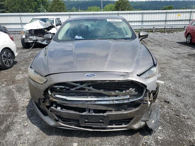 1FA6P0G74E5381523 - 2014 FORD FUSION S GRAY photo 5