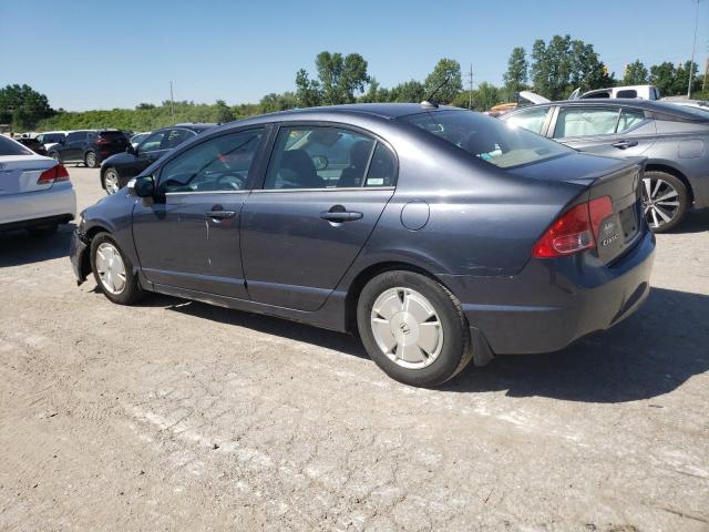 JHMFA36257S005600 - 2007 HONDA CIVIC HYBRID BLUE photo 2