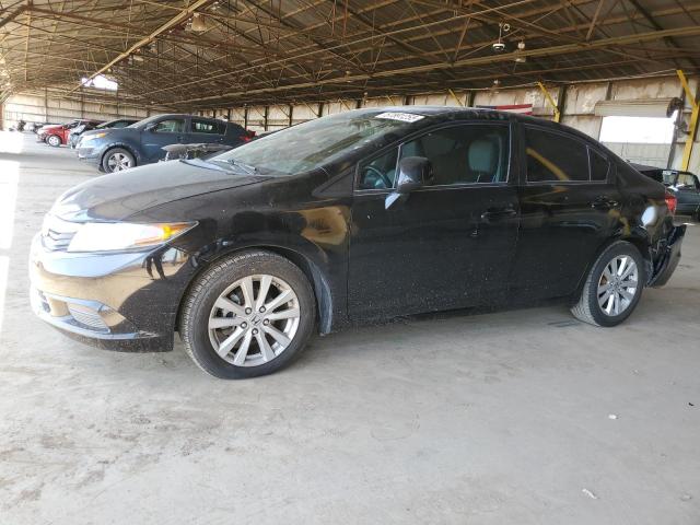 2HGFB2F97CH569449 - 2012 HONDA CIVIC EXL BLACK photo 1