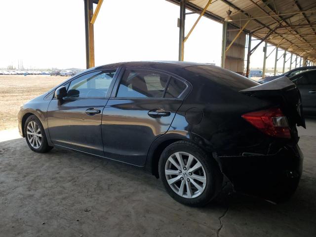 2HGFB2F97CH569449 - 2012 HONDA CIVIC EXL BLACK photo 2