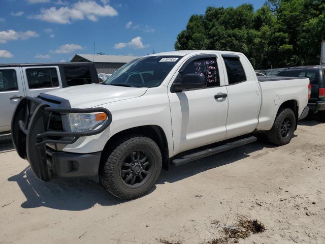 5TFRM5F15GX104140 - 2016 TOYOTA TUNDRA DOUBLE CAB SR/SR5 WHITE photo 1