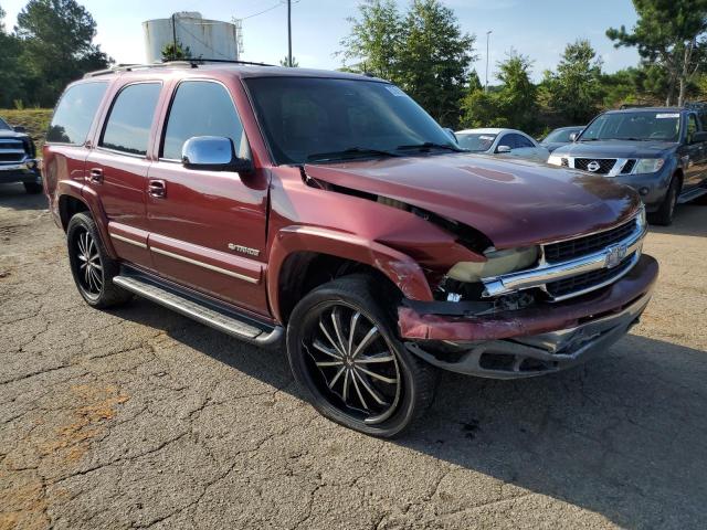 1GNEK13Z72J319223 - 2002 CHEVROLET TAHOE K1500 RED photo 4