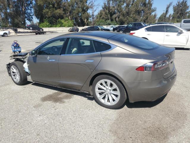 5YJSA1E1XGF138203 - 2016 TESLA MODEL S TAN photo 2