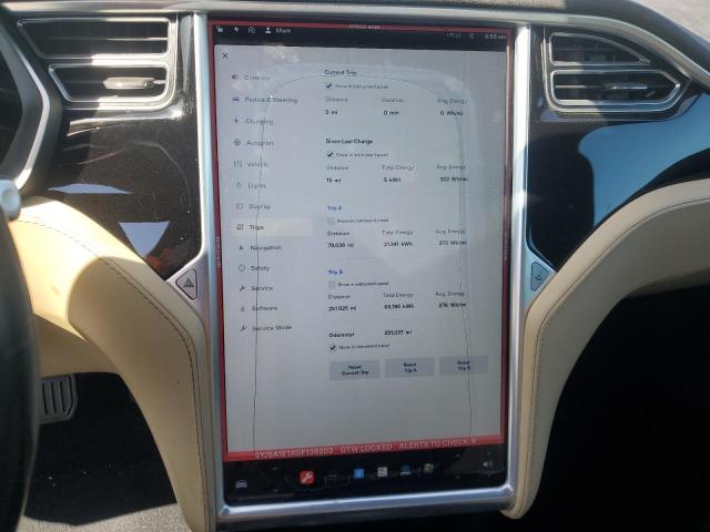 5YJSA1E1XGF138203 - 2016 TESLA MODEL S TAN photo 9