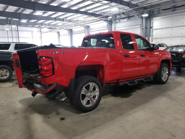 1GCVKPEC4JZ341202 - 2018 CHEVROLET SILVERADO K1500 CUSTOM RED photo 3