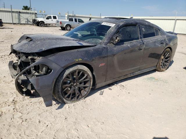 2C3CDXGJ7JH163268 - 2018 DODGE CHARGER R/T 392 GRAY photo 1