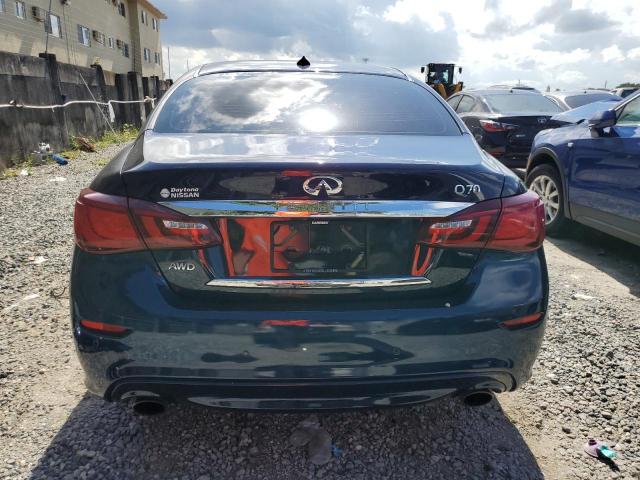 JN1BY1AR0FM562473 - 2015 INFINITI Q70 3.7 BLUE photo 6