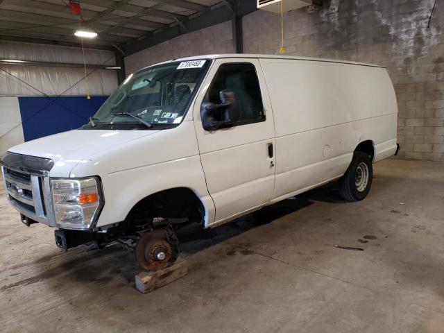 1FTNS14W39DA62020 - 2009 FORD ECONOLINE E150 VAN WHITE photo 1