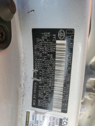 2T1KR32E95C448825 - 2005 TOYOTA COROLLA MA XR SILVER photo 12