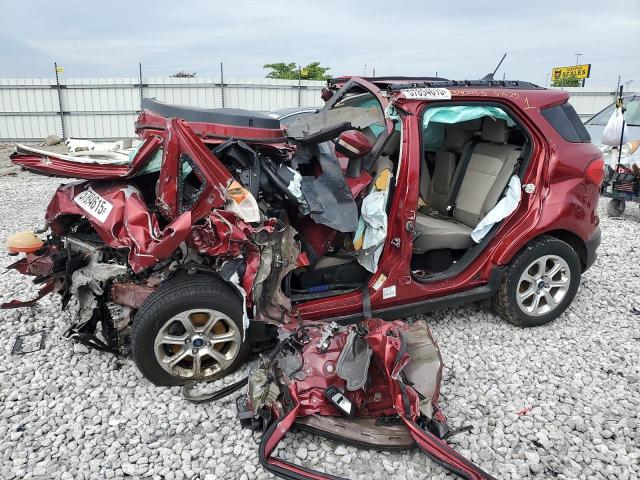 MAJ6P1UL6JC186195 - 2018 FORD ECOSPORT SE Қызыл фото 1