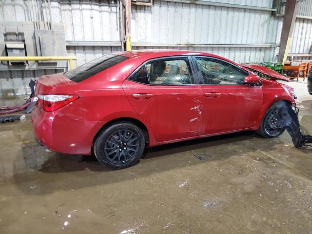 2T1BURHEXFC336030 - 2015 TOYOTA COROLLA L RED photo 3