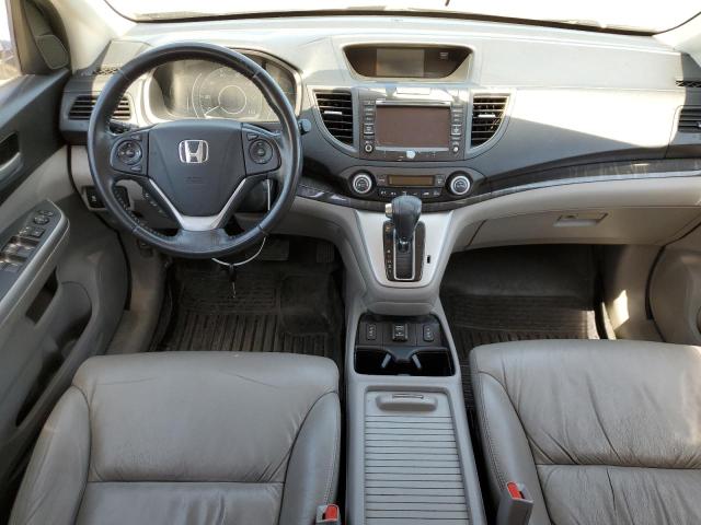 2HKRM3H79DH523332 - 2013 HONDA CR-V EXL GRAY photo 8