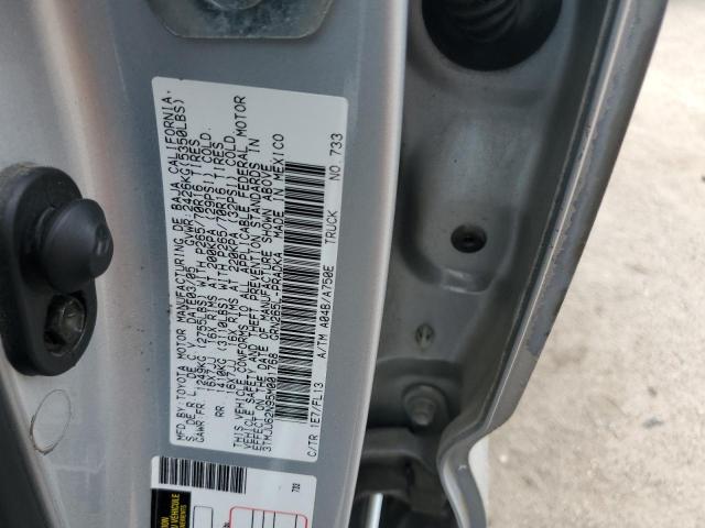 3TMJU62N95M001768 - 2005 TOYOTA TACOMA DOUBLE CAB PRERUNNER SILVER photo 12