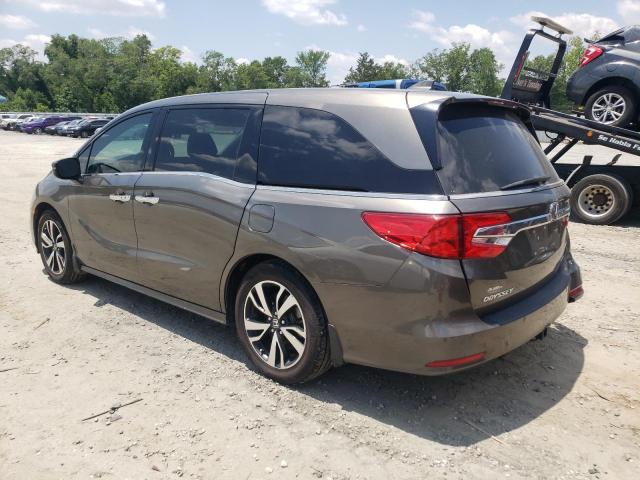 5FNRL6H9XJB032011 - 2018 HONDA ODYSSEY ELITE Gris foto 2
