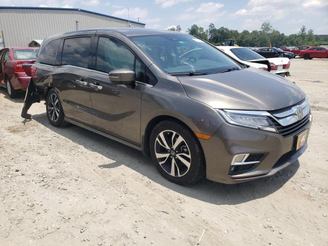 5FNRL6H9XJB032011 - 2018 HONDA ODYSSEY ELITE Gris foto 4