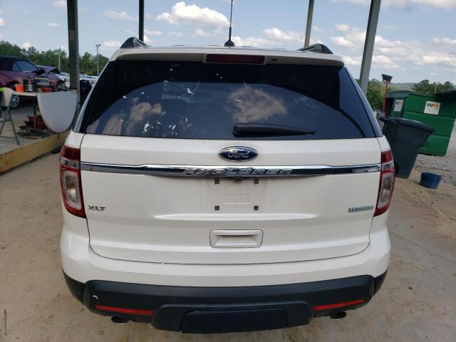 1FM5K7D86DGB21732 - 2013 FORD EXPLORER XLT WHITE photo 6