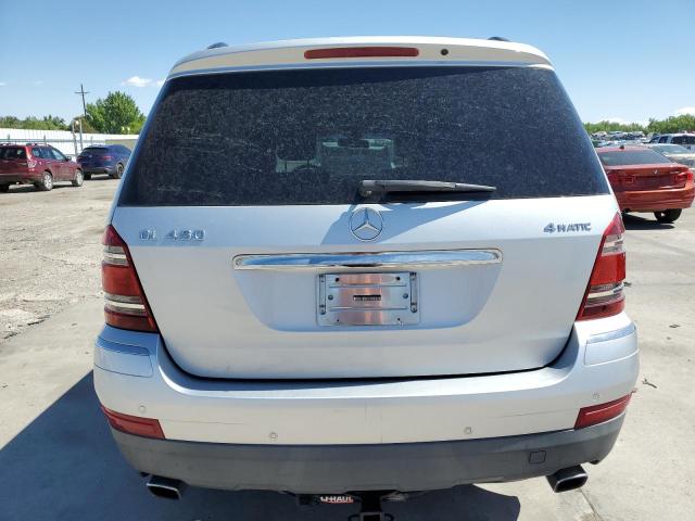 4JGBF71E07A118074 - 2007 MERCEDES-BENZ GL 450 4MATIC SILVER photo 6