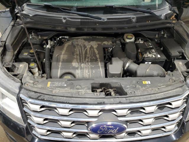 1FM5K8D82GGC91290 - 2016 FORD EXPLORER XLT Чорний фото 12