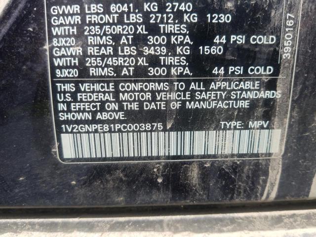 1V2GNPE81PC003875 - 2023 VOLKSWAGEN ID.4 PRO S შავი ფოტო 14