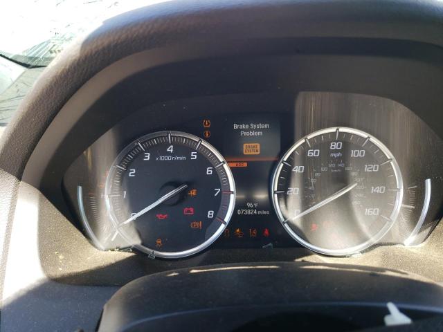 19UUB2F78FA021811 - 2015 ACURA TLX ADVANCE SILVER photo 9