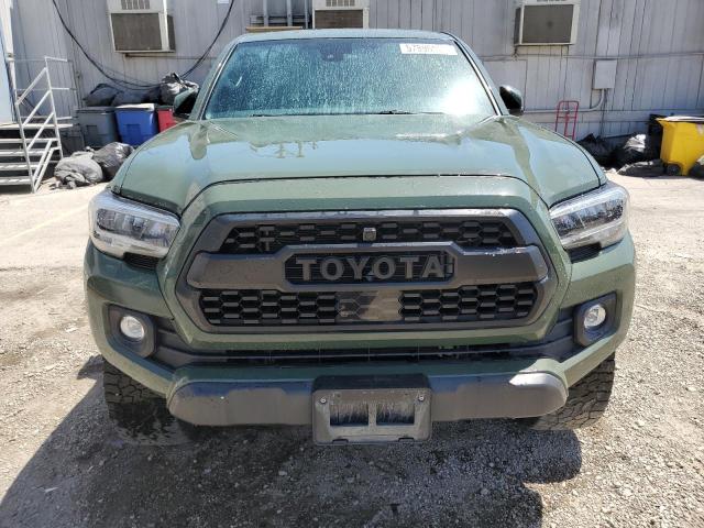 3TMDZ5BN5NM125044 - 2022 TOYOTA TACOMA DOUBLE CAB GREEN photo 5