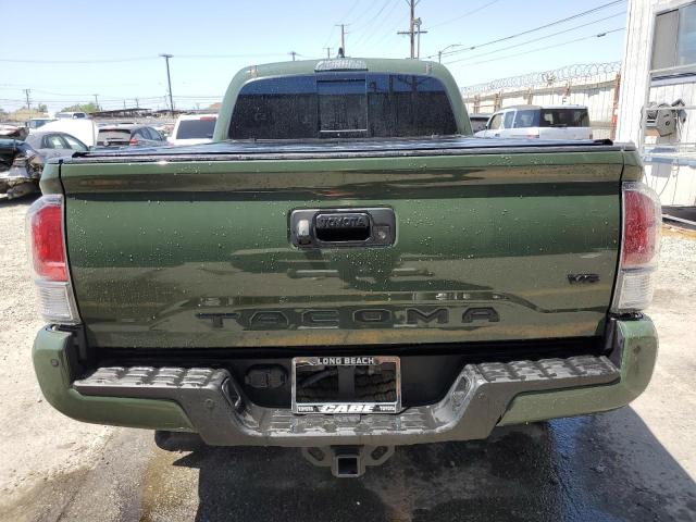 3TMDZ5BN5NM125044 - 2022 TOYOTA TACOMA DOUBLE CAB GREEN photo 6