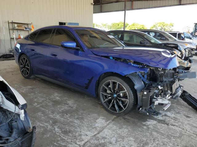 WBY73AW01PFP25065 - 2023 BMW I4 EDRIVE 40 BLUE photo 4