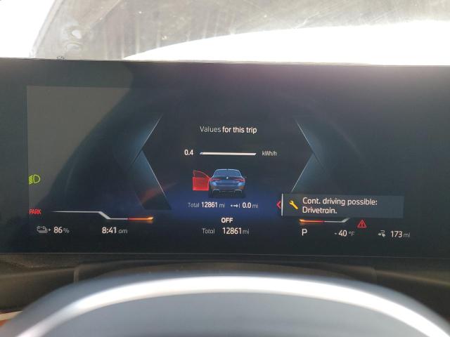 WBY73AW01PFP25065 - 2023 BMW I4 EDRIVE 40 BLUE photo 9