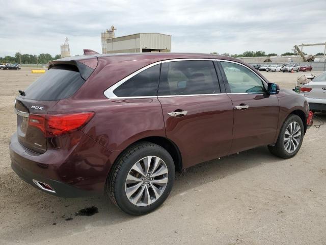 5FRYD4H48FB027669 - 2015 ACURA MDX TECHNOLOGY BURGUNDY photo 3