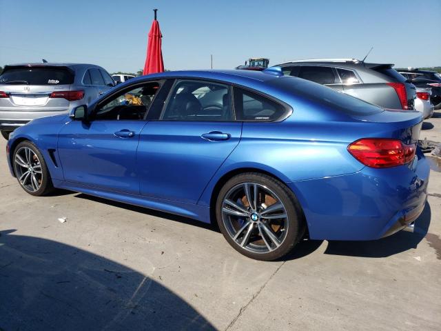 WBA4E3C58HG186866 - 2017 BMW 440I GRAN COUPE BLUE photo 2