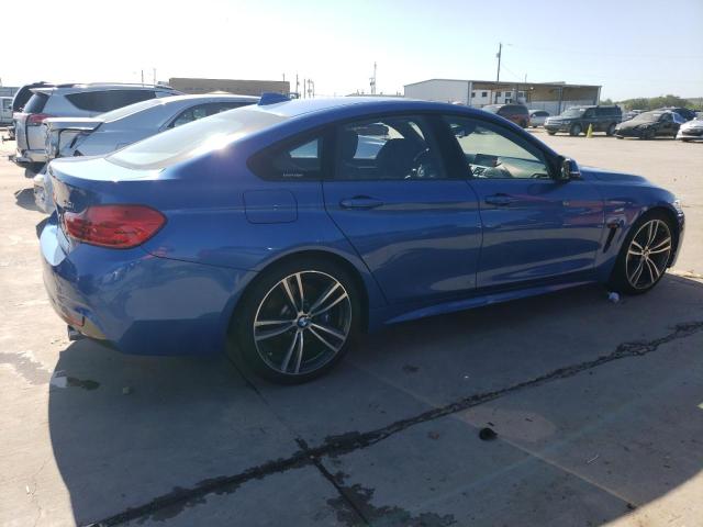 WBA4E3C58HG186866 - 2017 BMW 440I GRAN COUPE BLUE photo 3