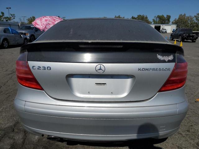 WDBRN40J13A423854 - 2003 MERCEDES-BENZ C 230K SPORT COUPE SILVER photo 6